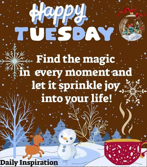 December Tuesday Quotes, Tuesday December Morning Quotes, Tuesday Christmas Quotes, Happy Tuesday Christmas Images, Happy Tuesday Christmas, Happy Monday Christmas, Tuesday Christmas, Work Engagement, Day And Night Quotes