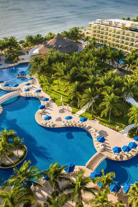 Ocean Coral And Turquesa, Riviera Cancun Wedding, Best Destination Wedding Locations, Cancun All Inclusive, Destination Wedding Caribbean, Best All Inclusive Resorts, Cancun Resorts, Riviera Cancun, Cancun Wedding