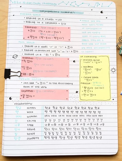 Korean Notes, Korean Handwriting, Language Journal, Materi Bahasa Inggris, Korean Study, Learn Korean Alphabet, Learn Hangul, Learn Korea, Korean Writing