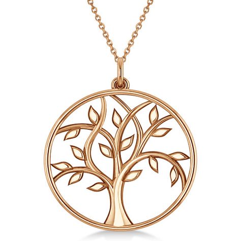 Work Necklaces, Rose Gold Pendant Necklace, Beautiful Pendant Necklace, Tree Of Life Jewelry, Magical Jewelry, Rose Pendant, Tree Necklace, Tree Of Life Necklace, Rose Gold Pendant