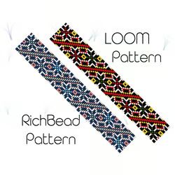 RichPattern - InspireUplift Marketplace Loom Craft, Square Stitch, Beadwork Bracelet, Seed Bead Pattern, Loom Bracelet Patterns, Loom Pattern, Bead Loom Bracelets, Loom Bands, Bead Pattern