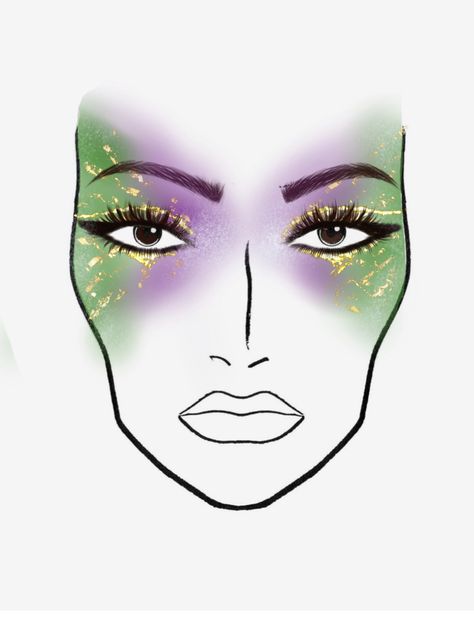 Make up idea for Mardi Gras Marti Gras Makeup, Madi Gras Makeup, Mardi Gras Looks, Mardi Gras Face Paint Ideas, Mardi Gras Makeup Looks, Mardi Gras Hairstyles, Mardi Gras Make Up, Mardi Gras Makeup Ideas, Mardi Gras Face Paint