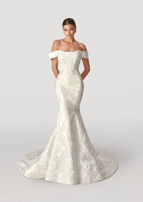 Allure Bridal Couture, Madison James Bridal, Justin Alexander Bridal, Simple Wedding Gowns, Madison James, Casablanca Bridal, Designer Bridesmaid Dresses, Allure Bridals, Long White Dress