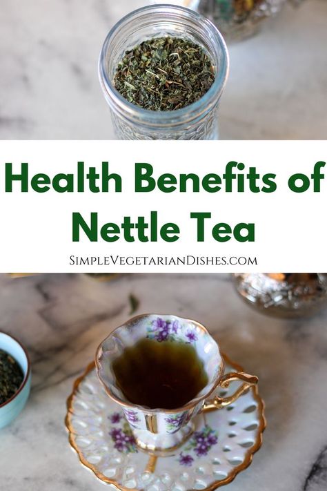 health benefits of nettle tea article plus recipe Nettle Tea Recipe, Tumeric Tea Recipe, Nettle Tea Benefits, Benefits Of Nettle, Lemon Tea Benefits, Nettle Tea, Ginger Tea Benefits, Tea For Colds, Herbal Tea Benefits