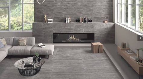 The open-plan living area on this F... - Gallery - 4 | Trends Grey Marble Floor Living Room, Grey Tiles Living Room, Marble Floor Living Room, Ceramic Floor Tiles Living Room, Grey Marble Floor, Marble Living Room, Wooden Floor Tiles, Tiles Living Room, Stone Ceramic