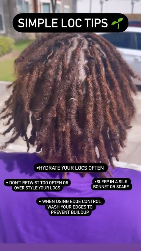 Products For Starter Locs, Starter Locs Care Tips, Starter Loc Tips, Starter Loc Care Tips, Starter Locs Tips, Starter Loc Maintenance Tips, Loc Stages Black Women, 100 Locs Count, Low Density Locs