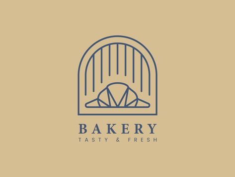 Fresh bakery pastry shop logo vector brand agency idenity idea icon minimal branding minimal branding croissant bread vector shop logo photoshop pastry bakery fresh Pastries Logo, Minimal Logos Typography, Pastry Shop Logo, Minimal Logos Inspiration, Pastry Logo, Minimal Logo Branding, Logo Examples, Clever Logo Design, Graphic Design Mockup