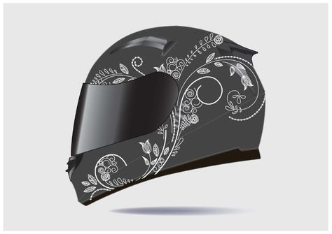 F1 Helmet Design, Motorbike Fashion, Motorcycle Helmets For Women, Motorcycle Helmet Decals, Matte Black Helmet, Motorcycle Helmets Art, Custom Helmet Design, Bike Helmet Design, Helmet Decals