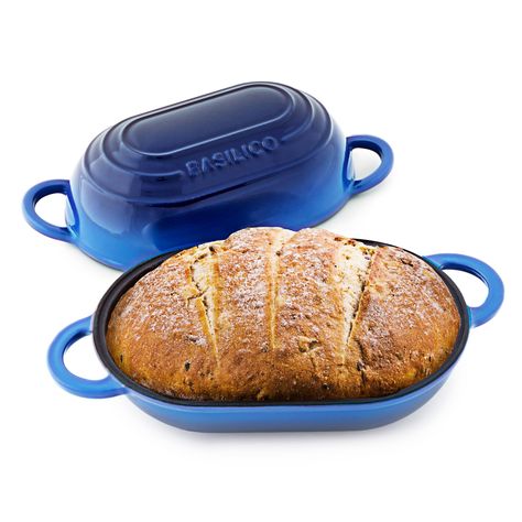 PRICES MAY VARY. Quality Construction: Enjoy homemade artisan bread and restaurant-quality sourdough in the comfort of your own home! Crafted with high-quality materials, our heavy duty cast iron bread oven is built to be a mainstay in your kitchen for years to come. Artisanal Flavor at Home: Unlock the secrets of artisan bread-making with our easy to use cast iron loaf pan with lid. The dome shaped lid traps steam, allowing your bread to rise with that crisp, golden brown crust that every baker Sourdough Dutch Oven, Cast Iron Loaf Pan, Cast Iron Bread Pan, Cast Iron Bread, Bread Oven, Homemade Sourdough, Bread Pan, Bread Making, Pan Bread