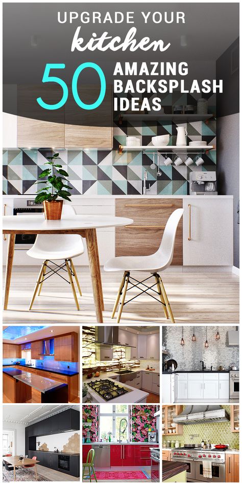 Unique Backsplash Ideas, Natural Backsplash, Backsplash Herringbone, Unique Kitchen Backsplash Ideas, Cheap Kitchen Makeover, Mother Of Pearl Backsplash, Colorful Backsplash, Unique Kitchen Backsplash, Diy Kitchen Table