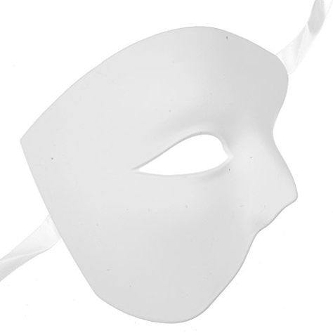 ILOVEMASKS White Half Face Phantom Of The Opera Masquerade Venetian Mardi Gras Mask Best Halloween Costumes & Dresses USA Phantom Of The Opera Party, Phantom Of The Opera Masquerade, Phantom Of The Opera Mask, White Masquerade, Opera Mask, Venetian Masquerade Masks, Silk Face Mask, Venetian Masquerade, Masquerade Costumes