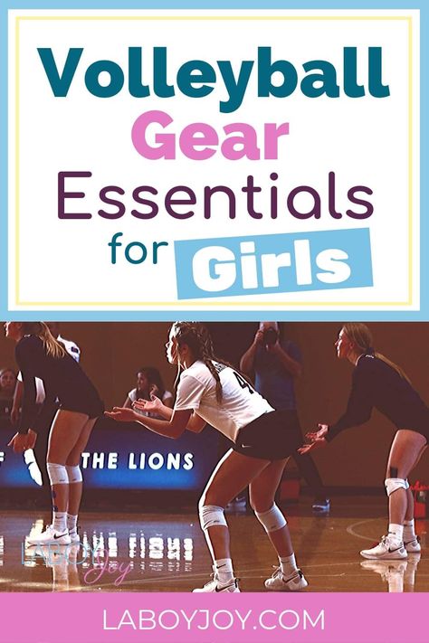 What gear, equipment, and clothes does a girls volleyball player need to pack for her gym bag? Find the essential volleyball gear every volleyball player needs to rock the court and her game in style. Volleyball Stuff To Buy, Volleyball Headbands, Club Volleyball, Volleyball Equipment, Volleyball Socks, Youth Volleyball, Volleyball Camp, Volleyball Bag, Volleyball Gear