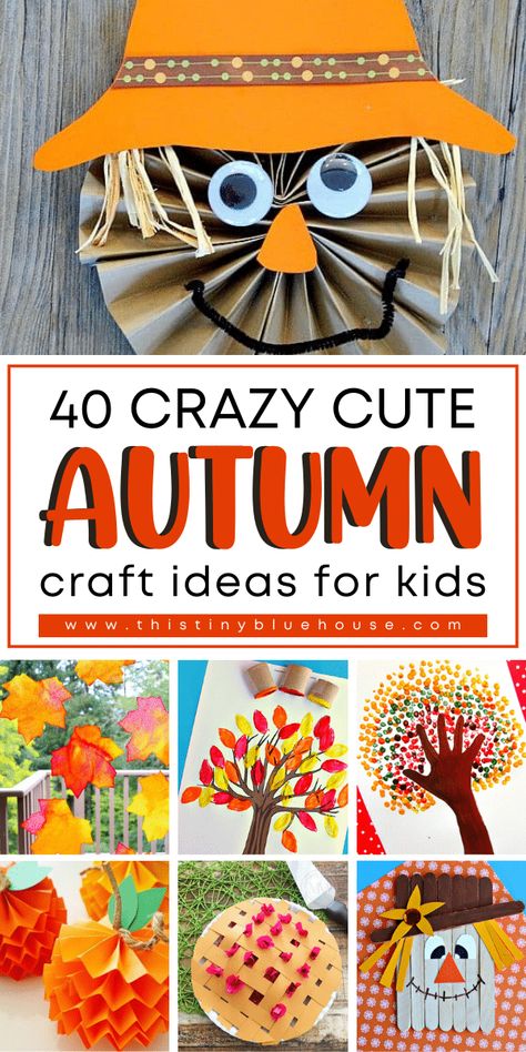 Fall Yarn Crafts For Kids, Fall Craft For Kindergarten Classroom, Autumn Craft Ideas For Kids, Infant Fall Crafts, Fall Crafts For Kids Preschool, Autumn Craft Ideas, Fall Kindergarten Crafts, September Crafts, Autumn Craft