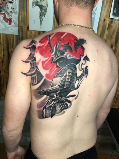 Japanese Fighter Tattoo, Gta Tattoo, Samurai Back Tattoo, Japanese Samurai Tattoo, Ninja Tattoo, Japanese Warrior Tattoo, Fighter Tattoo, Tato Ikan Koi, Samurai Warrior Tattoo