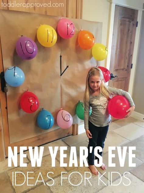 Nye Countdown, New Years With Kids, Family New Years Eve, New Year's Eve Crafts, New Year's Eve Activities, Kids New Years Eve, Wedding Party Games, New Years Eve Games, Eve Game