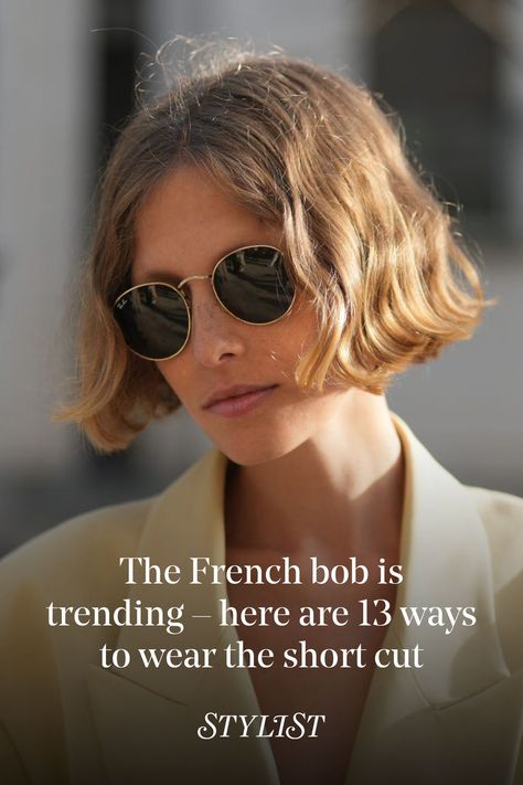 Shorter than your average bob, the French iteration is one that hairdressers are seeing an increased demand for. It has also been the look of choice for countless celebrities, including Hailey Bieber, Kaia Gerber and, most recently, Cate Blanchett. Choppy Bob Hairstyles Blonde, Honey Brown Shoulder Length Hair, 40s Bob Haircut, French Bob Gray Hair, Christy Turlington Bob Haircut, 90s Old Money Bob Haircut, A Line Short Haircut, French Bob Before And After, 2024 Short Curly Hair Cuts