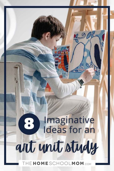 A unit study is a fantastic way to incorporate art into your homeschool day. Want to give it a try? Here are 8 ideas for creating an art unit study that kids of all ages will enjoy. Remember Movie, Art Unit, Composer Study, Art For Kids Hub, Homeschool Field Trips, Homeschool Lesson Plans, Homeschool Kids, Homeschool Lesson, Homeschool Art