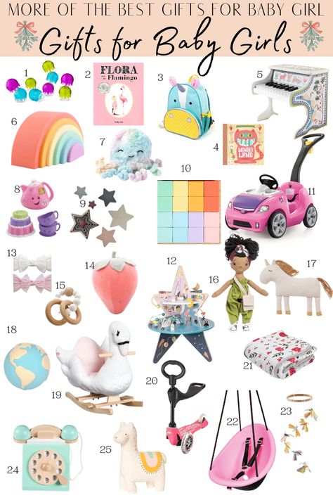 Best First Birthday Gifts, First Birthday Presents, Girls Gift Guide, Toddler Girl Toys, Birthday Presents For Girls, Toddler Girl Gifts, Baby Birthday Gifts, Gifts For Baby