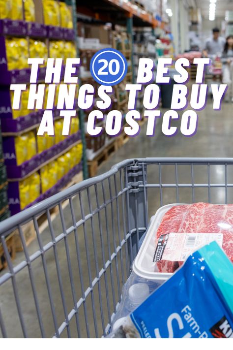 I don't buy everything at Costco, but I do have my favorites. Here is my list of the 20 best things to buy at Costco (in my opinion)! via @southernsavers Best Things To Buy At Costco, Best Costco Buys, Costco Must Haves, Costco Favorites, Costco Protein, What To Buy At Costco, Costco Meal Plan, Best Costco Food, Costco Hacks