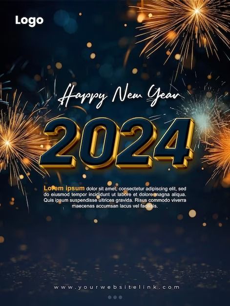 Page 6 | Happy New Year 2024 Images - Free Download on Freepik Fireworks Poster, Post Template Design, 2024 Images, Social Media Post Template, Happy New Year 2024, Psd Icon, Year 2024, Post Templates, Vector Photo