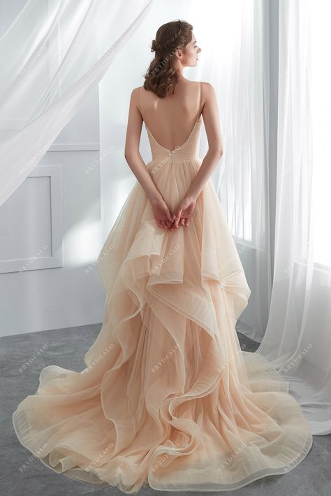 Ruffle tulle dress