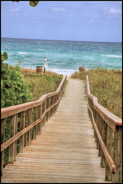 Delray Beach, Florida board walk to the ocean. Board Walk, Delray Beach Florida, Boca Raton Florida, Palm Beach Florida, Palm Beach County, Delray Beach, Florida Travel, Florida Beaches, Beach Florida