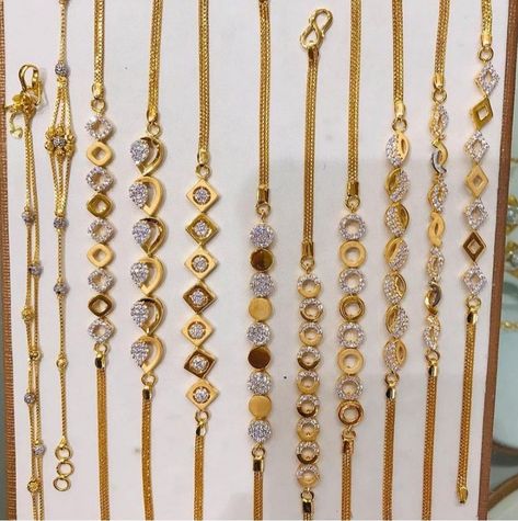 Gold Bracelet Patterns For Women, Chain Bracelet Designs Gold For Women, Gold Bracelet Chain For Girls, Braclete Pattern Gold, Gold Bracelet Designs For Ladies, Braslets Designs Gold, Braslet Gold Women Fashion, Bracelet Patterns Gold For Women, Breslet Jewelry Gold For Women