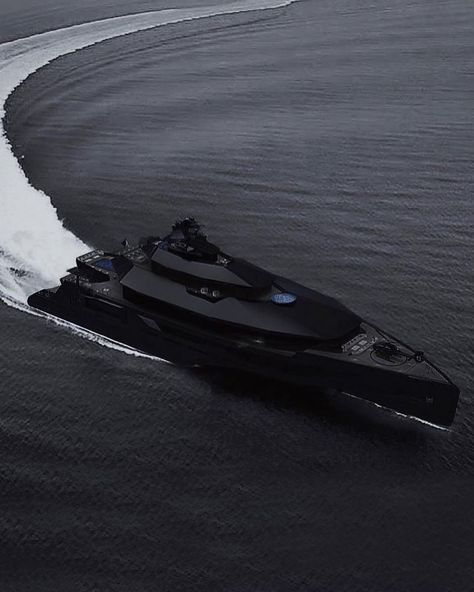 Stealth 👻 What are your thoughts on this yacht?  Follow @seekluxury for more luxury content! - - via unknown (all credit goes to its… Image Moto, Boats Luxury, Luxury Lifestyle Dreams, Black Luxury, Luxury Aesthetic, Super Yachts, Future Lifestyle, Skyfall, Dream Lifestyle