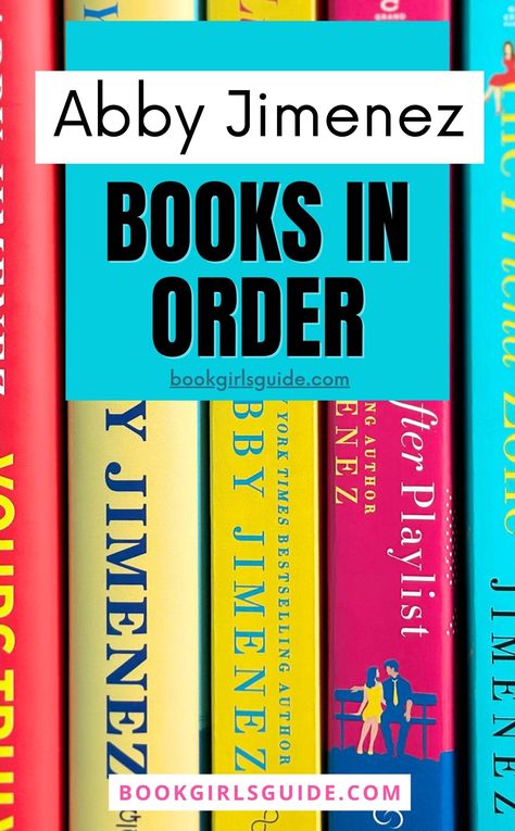 We often see questions about which Abby Jimenez book someone should read first or which of her books belong in a series. We’re here to answer those questions and give you a synopsis of each of her books in order of publication!  Best Abby Jimenez Books, Abby Jimenez New Book for 2024, Best Romance Novels to Read Abby Jimenez Books In Order, Abby Jimenez Books, Book Series To Read, Romance Novels To Read, Abby Jimenez, Best Fiction Books, Best Romance Novels, Books To Read For Women, Book Discussion