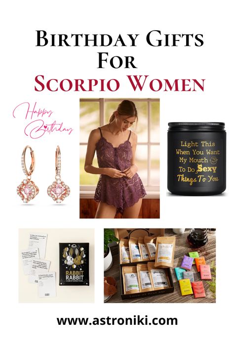 this article is all about the best christmas gifts for scorpio woman that she will love forever. if you want to impress your Scorpio woman, these gifts are perfect choice. Unique Birthday Ideas, Scorpio Gifts, Scorpio Women, Birthday Lights, Scorpio Girl, Scorpio Birthday, Learn Astrology, Scorpio Woman, Scorpio Men