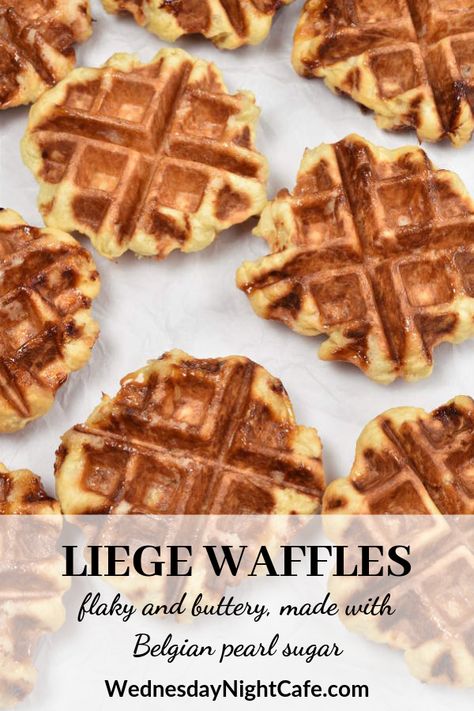 Belgian Liege Waffle Recipe, Belgium Waffle Recipe, Leige Waffles, Sunrise Picnic, Liege Waffles Recipe, Liege Waffles, Belgian Waffles Recipe, Liege Waffle, Night Cafe