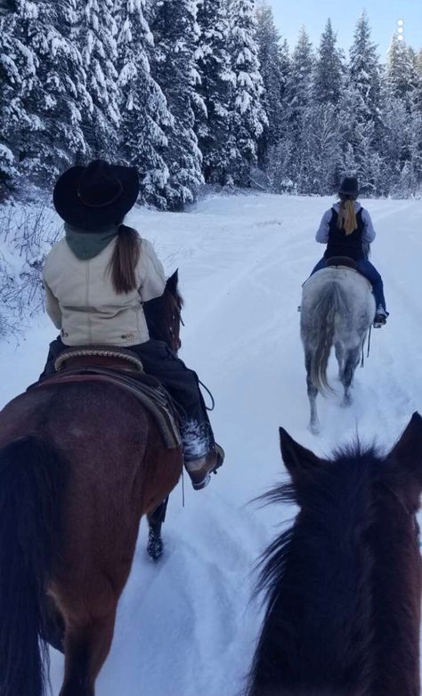 Winter Horse Riding, Cowgirl Winter, Kate Core, Winter Cowboy, Cabin In The Snow, Country Bachelorette, Snowy Cabin, Riding Holiday, Dream Stables