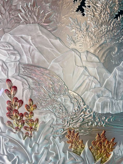 Mind Palace, Sandblasted Glass, Cubism, Lalique, Cover Art, Palace, Villa, Glass, Art