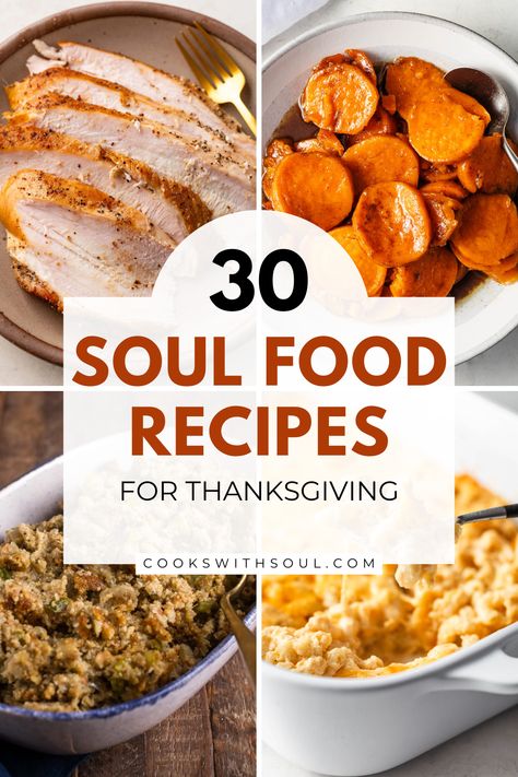 Black family soul food thanksgiving dinner recipes Black Folks Thanksgiving Dinner, Thanksgiving Menu Black People, Soul Thanksgiving Food, Thanksgiving Dinner Ideas Black People, Thanksgiving Meal Ideas Black People, Thanksgiving Dinner Black Family, American Thanksgiving Food, Soulfood Thanksgiving Dinner, Thanksgiving Soul Food Recipes