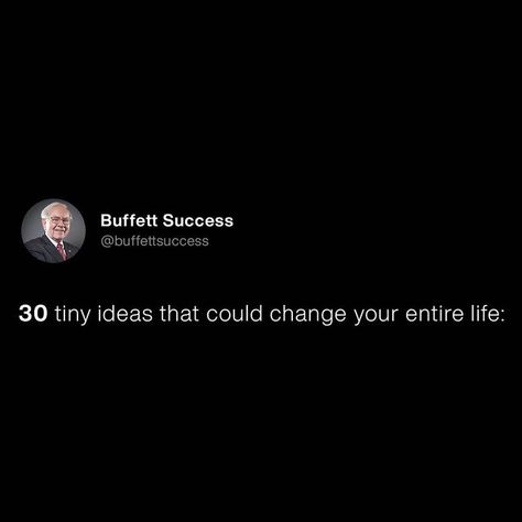 Warren Buffett Fan Page on Instagram: "Tiny ideas can make the largest impacts. 👉 Join thousands of others and sign up for my news letter, link in my bio @buffettsuccess" News Letter, Warren Buffett, Fan Page, And Sign, You Changed, Sign Up, Fan, Signs, Canning