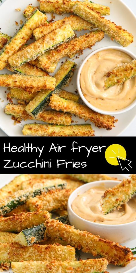 Umami Recipes, Air Fryer Zucchini Fries, Crispy Zucchini, Paleo Soups, Air Fryer Zucchini, Recipes Sides, Zucchini Sticks, Paleo Muffins, Onion Ring