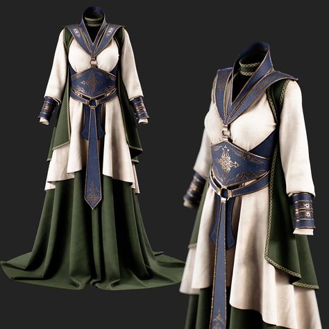 Elf Formal Wear Male, Pirates Clothes, Royalty Clothes, Pirate Outfit, Elf Clothes, Concept Clothing, Gothic Clothes, Fantasy Costumes, Japanese Outfits