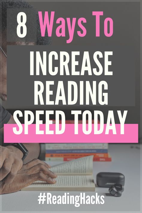 Learn Faster Tips, How To Read Books Faster Tips, Speed Reading Tips, Read Faster Tips How To, How To Increase Typing Speed, Reading Faster Tips, Fast Reading Techniques, Speed Reading Techniques, Tips To Read Faster