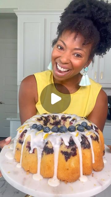 Jocelyn Delk Adams on Instagram: "Link in Bio: https://grandbaby-cakes.com/blueberry-lemon-pound-cake/  🫐 🍋🫐🍋🫐  OR  Google “Grandbaby Blueberry Pound Cake” for the recipe!   Use the hashtag #GrandbabyCakes when you make it! #blueberry #blueberries #lemon #cake #cakebaking #poundcake #bundtcake #lemoncake #blueberrycake" Blueberry Pound Cake Recipe, Blueberry Lemon Pound Cake, Blueberry Bundt Cake Recipes, Lemon Blueberry Pound Cake, Pound Cake Glaze, Blueberry Pound Cake, Grandbaby Cakes, Lemon Blueberry Cake, Instagram Link In Bio