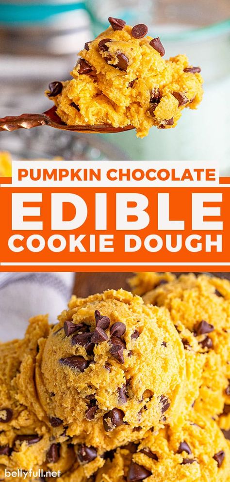 Pumpkin Cookie Dough, Vegan Autumn, Edible Cookie Dough Recipe, Healthy Chocolate Recipes, Savory Pumpkin Recipes, Raw Cookie Dough, Pumpkin Cookie, Spiced Chocolate, Paleo Recipes Dessert