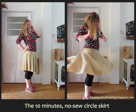 Sew Circle, Making Skirt, Girls Circle Skirt, Teacher Skirt, Diy Circle Skirt, Easy Diy Clothes, Big Skirts, Sewing Circles, How To Make Skirt