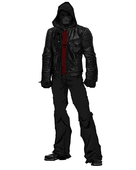 Anti Hero Costume Design, Villain Outfits Male Drawing, Male Super Hero Character Design, Fanmade Superheroes, Vigilante Outfits Male, Superhero Suits Male, Male Villain Outfit, Hacker Character Design, Vigilante Suit Design