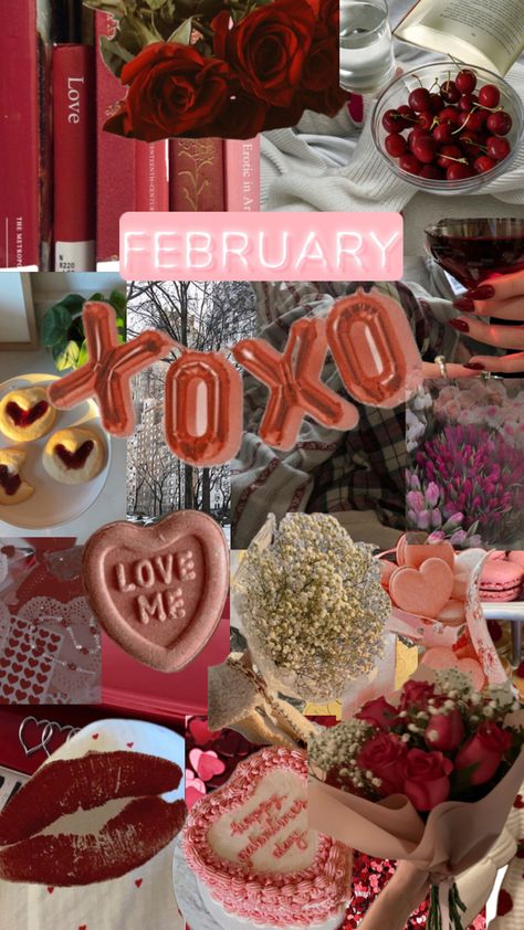 Mine~ repost with creds~ #femmefatale #february #collage February Collage, February Wallpaper, Journal Prompts, Cool Wallpaper, Collage