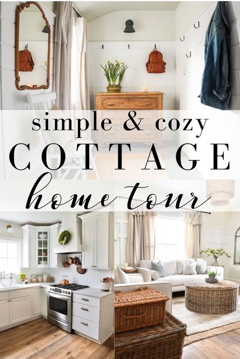 Modern Cottage Homes, Estilo Cottage, Interior Cottage, Cottage House Interior, Casas Country, English Cottage Decor, Cottagecore Home, Cottage Style Home, Casa Country