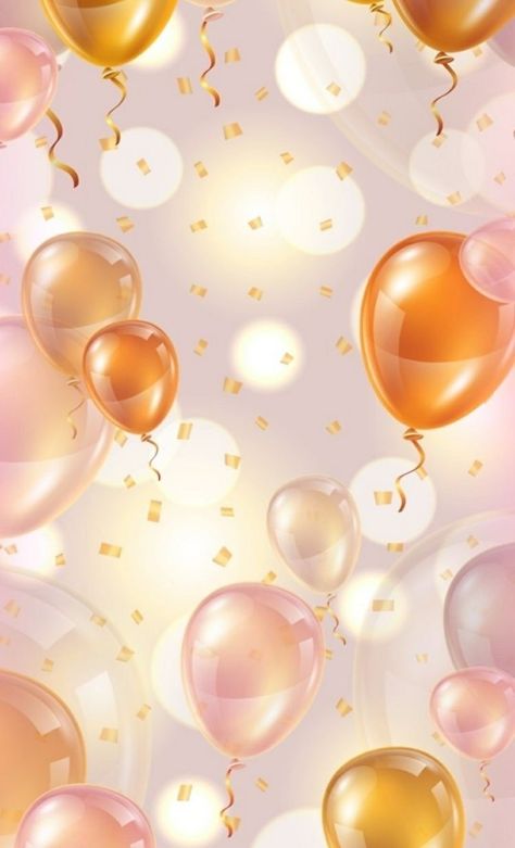 Birthday Baground, Balloon Wallpaper, Party Wallpaper, Birthday Background Design, Wallpaper Glitter, Party Decorations Balloons, Wallpaper Diy, Birthday Wishes Flowers, Decorations Balloons