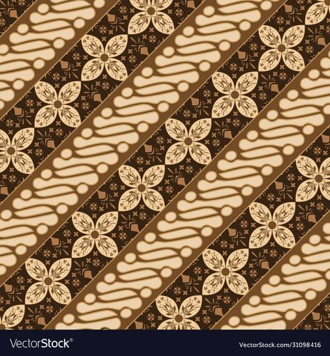 Batik Flower Pattern, Batik Art Indonesian, Batik Pattern Indonesian Simple, Batik Pattern Motif, Simple Batik Pattern Design, Motif Batik Simple, Batik Pattern Design Art, Batik Geometris, Batik Aesthetic