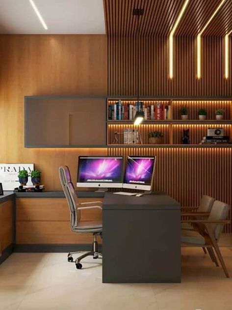 Small Office Design Interior, Contemporary Office Desk, Austin Interior Design, Office Rooms, Small Office Design, Modern Home Offices, Office Table Design, Modern Office Space, Office Interior Design Modern