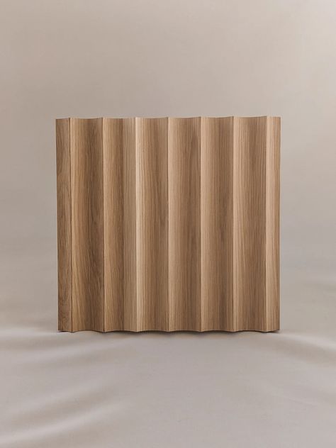 Fluted Wood Wall Panel, Fluted Accent Wall, Fluted Wood Wall, Fluted Wood Panel, Interior Wood Paneling, Fluted Wall Panel, Wood Panneling, Plywood Diy, Fluted Wood