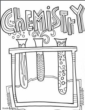 Chemistry Coloring Pages Classroom Doodles, Chemistry Drawing, About Chemistry, School Binder Covers, Science Printables, Chemistry Art, Project Cover Page, Chemistry Classroom, School Book Covers