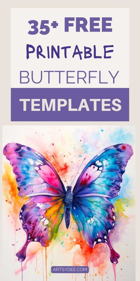 Flutter into creativity with 38 Free Butterfly Stencil Templates! Transform your crafts with these captivating and versatile free stencils pattern templates. From home decor to art projects, these free printable stencils offer endless possibilities. Embrace the beauty of butterflies and elevate your creations with these free butterfly stencil templates. #FreeButterflyStencil #StencilTemplates #FreePrintableStencils #Butterflytemplates Large Butterfly Template Free Printable, Butterfly Stencil Printable, Butterfly Patterns Printable Templates, Butterfly Stencil Templates, Butterfly Template Free Printable, Free Butterfly Printables, Stencil Free Printable, Butterfly Printable Template, Printable Butterflies